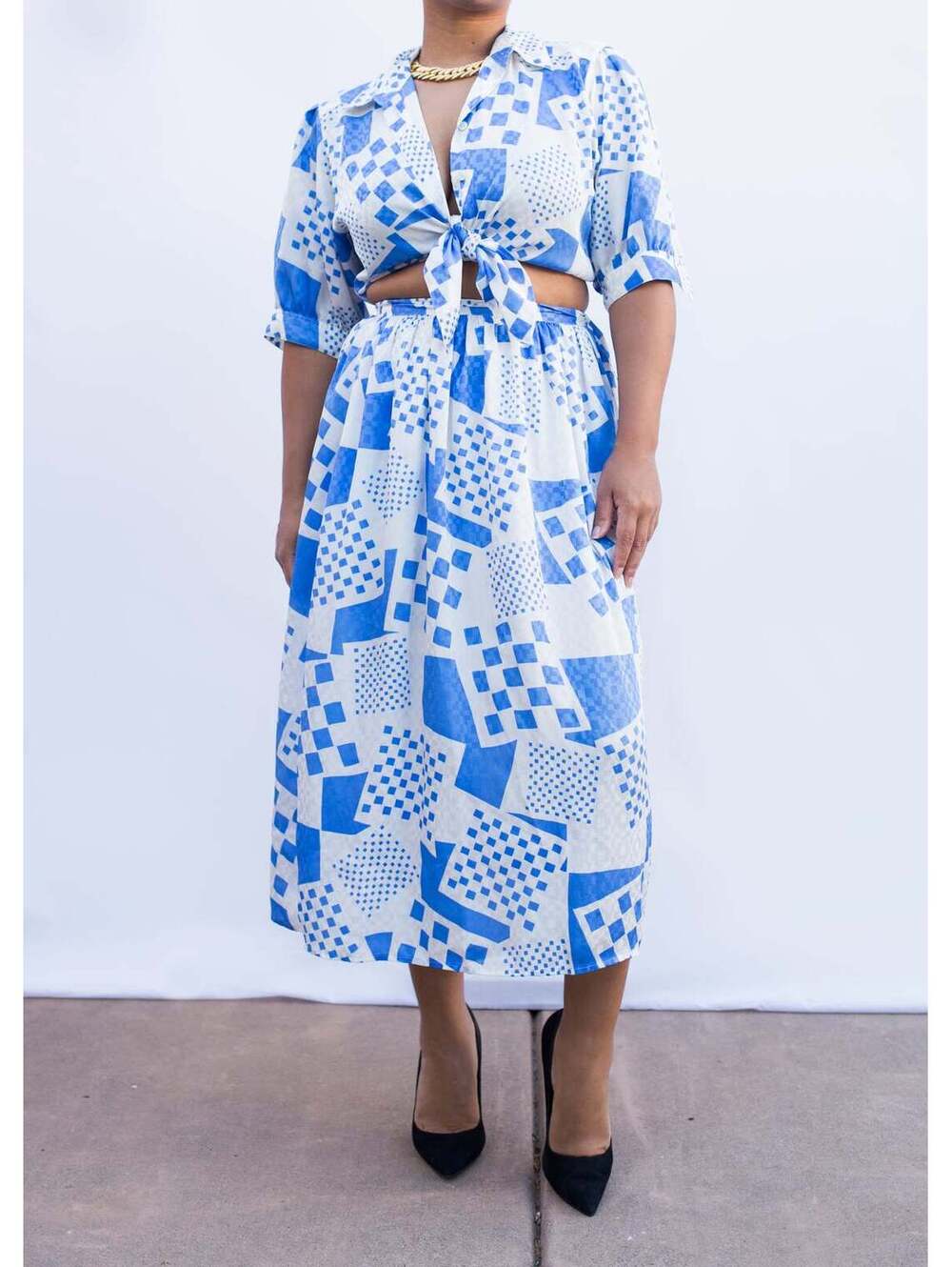 Laura & Jane Geometric 2 Piece